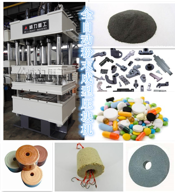 全自動(dòng)牛羊舔鹽魚(yú)餌壓塊液壓機(jī)