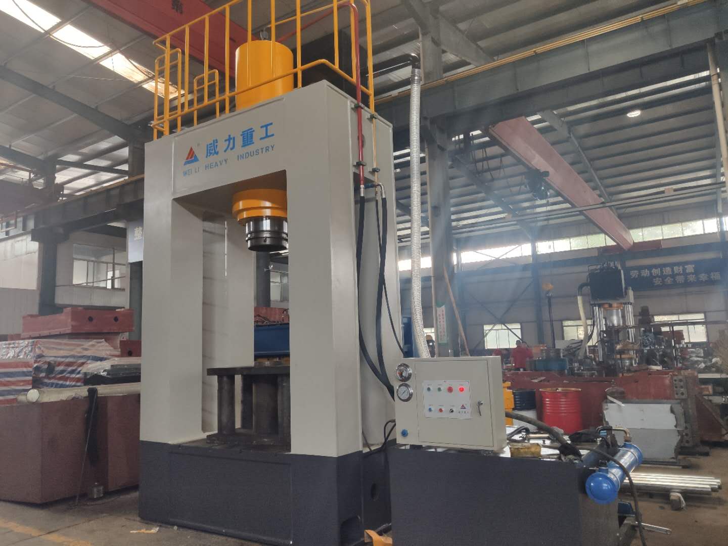 500噸龍門(mén)電機(jī)軸壓裝液壓機(jī)