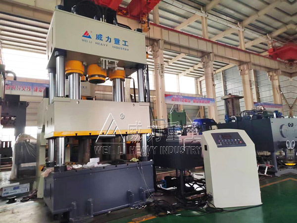 400噸U型復(fù)合樹脂排水溝模壓液壓機(jī)